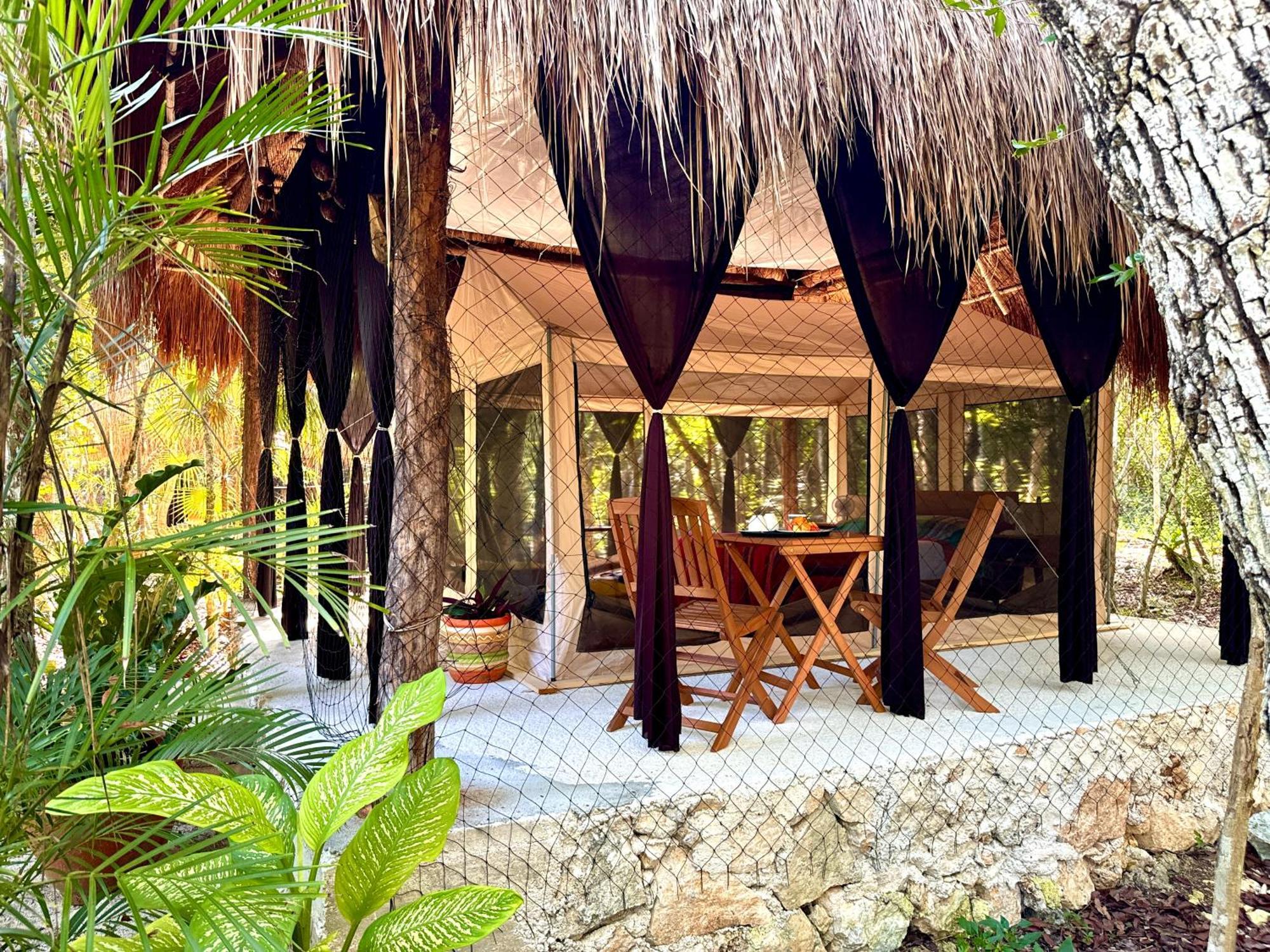 Glamping Bunga Lotus Hotel Tulum Kültér fotó