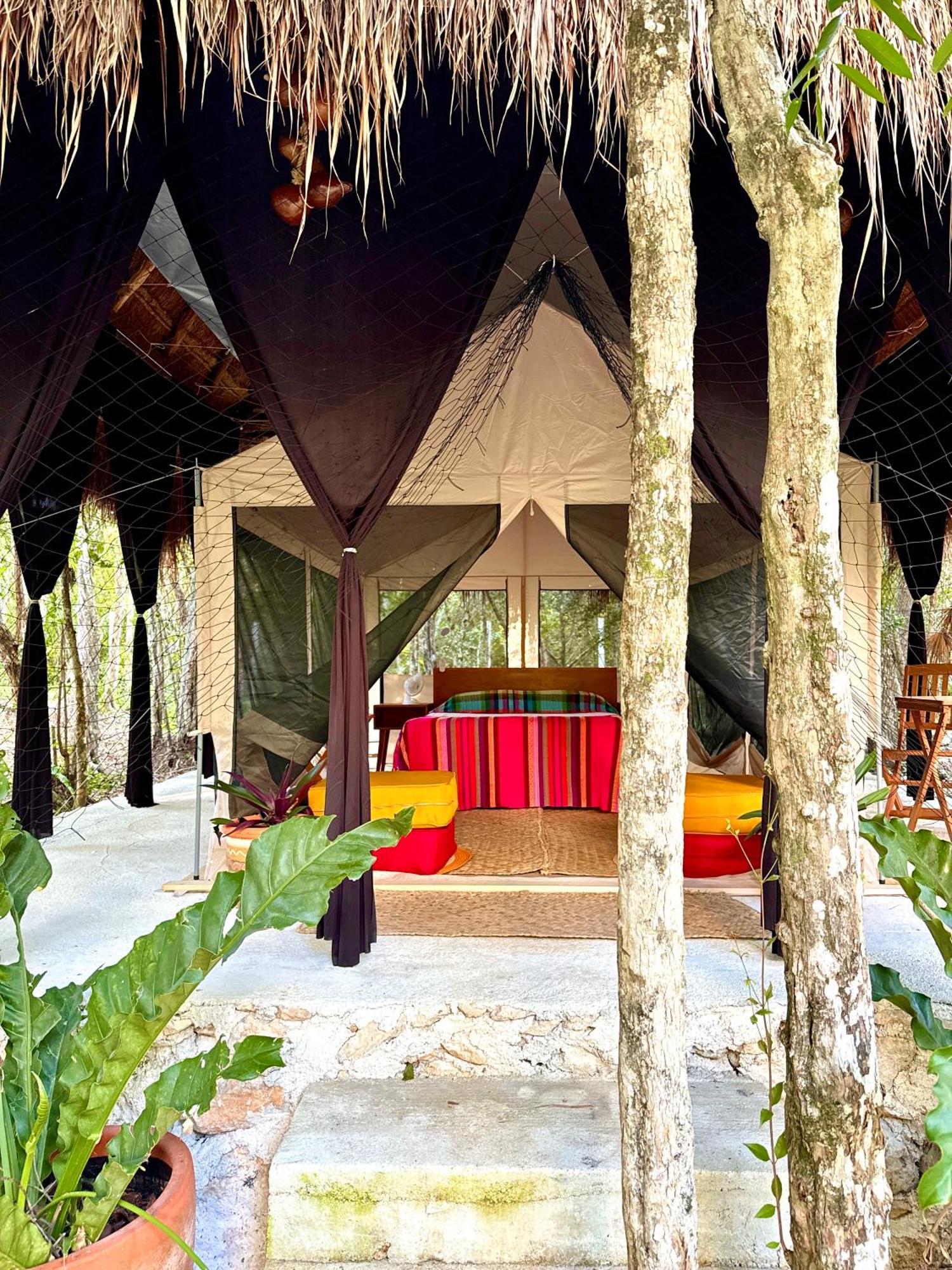 Glamping Bunga Lotus Hotel Tulum Kültér fotó