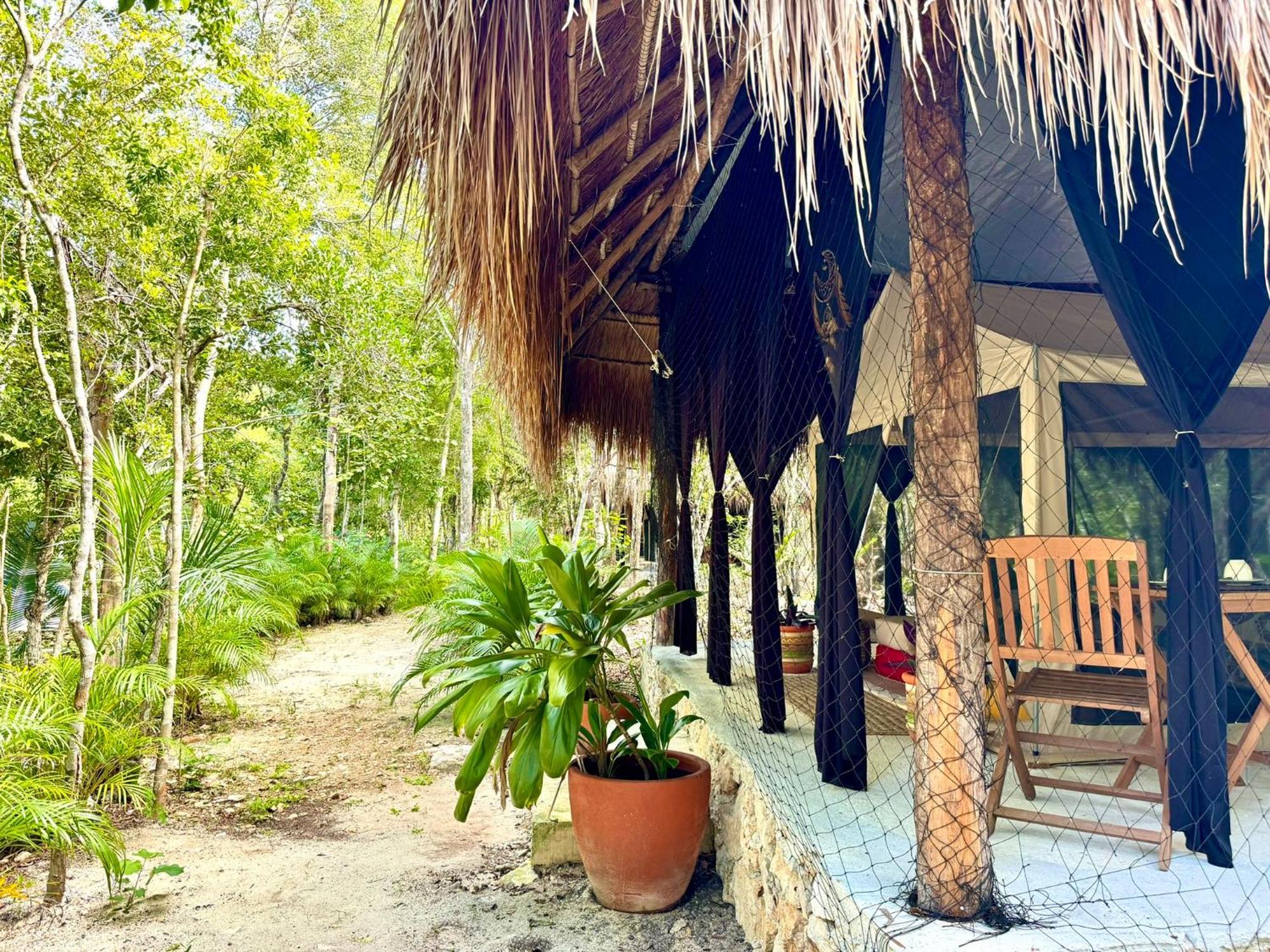 Glamping Bunga Lotus Hotel Tulum Kültér fotó