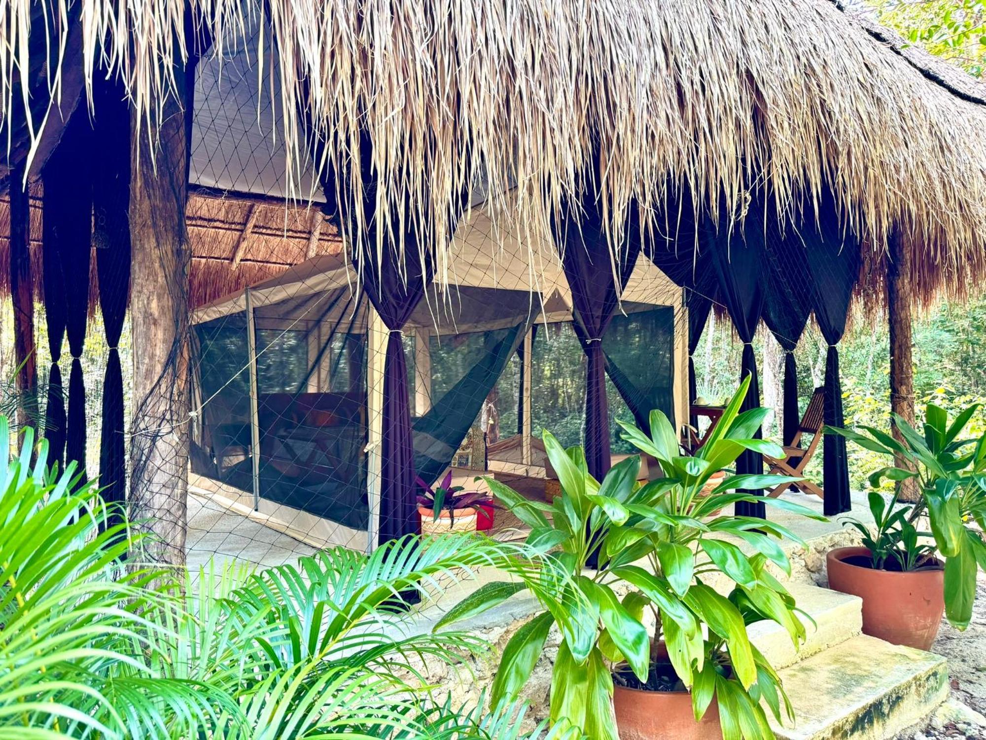 Glamping Bunga Lotus Hotel Tulum Kültér fotó