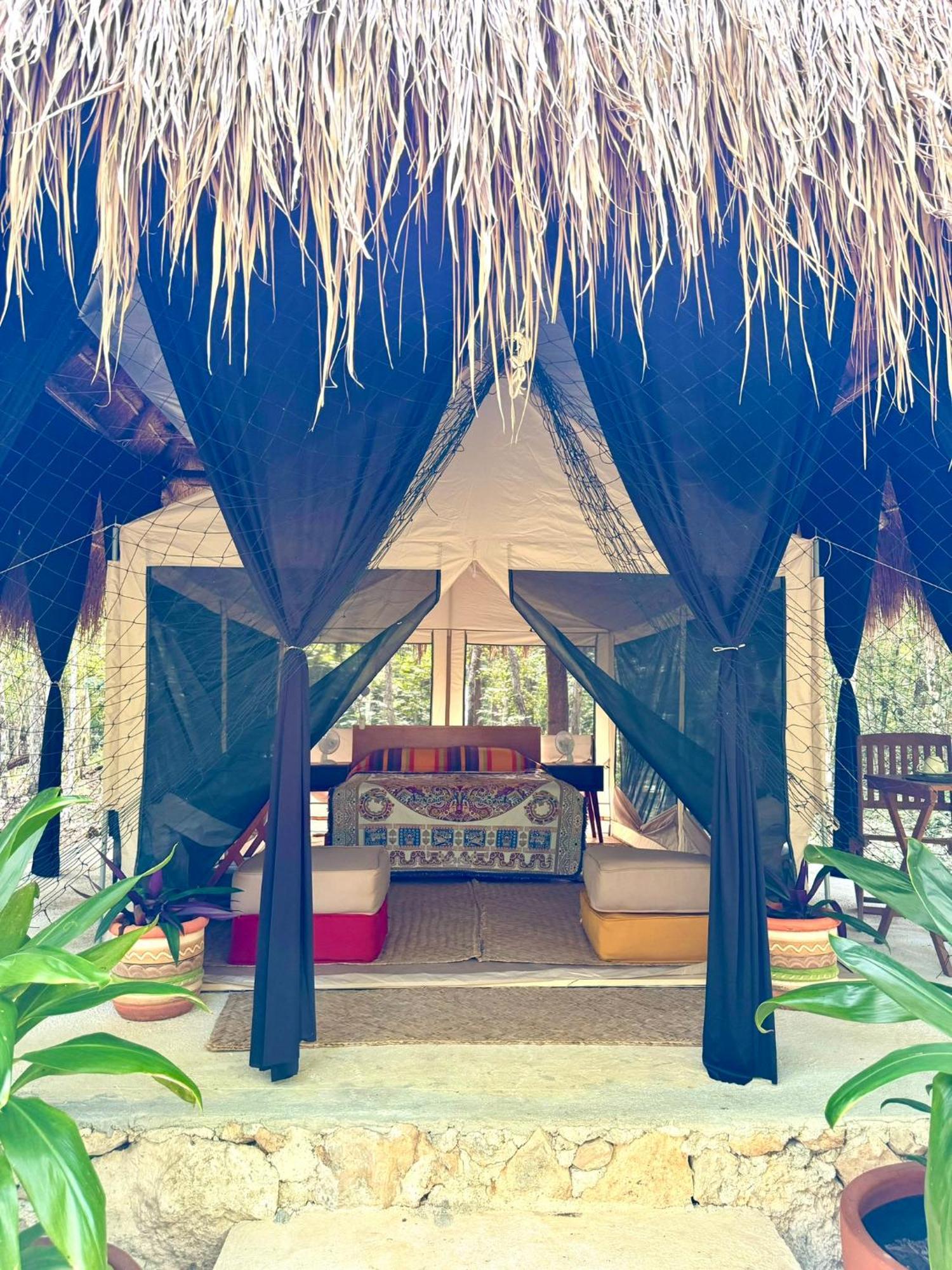 Glamping Bunga Lotus Hotel Tulum Kültér fotó