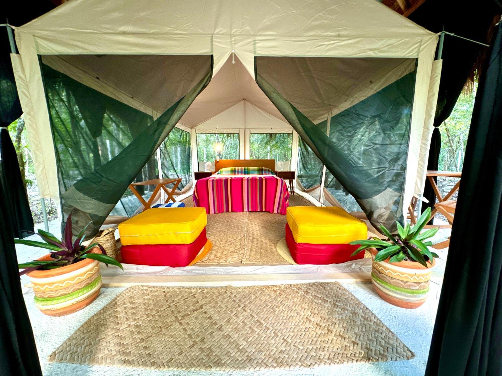 Glamping Bunga Lotus Hotel Tulum Kültér fotó