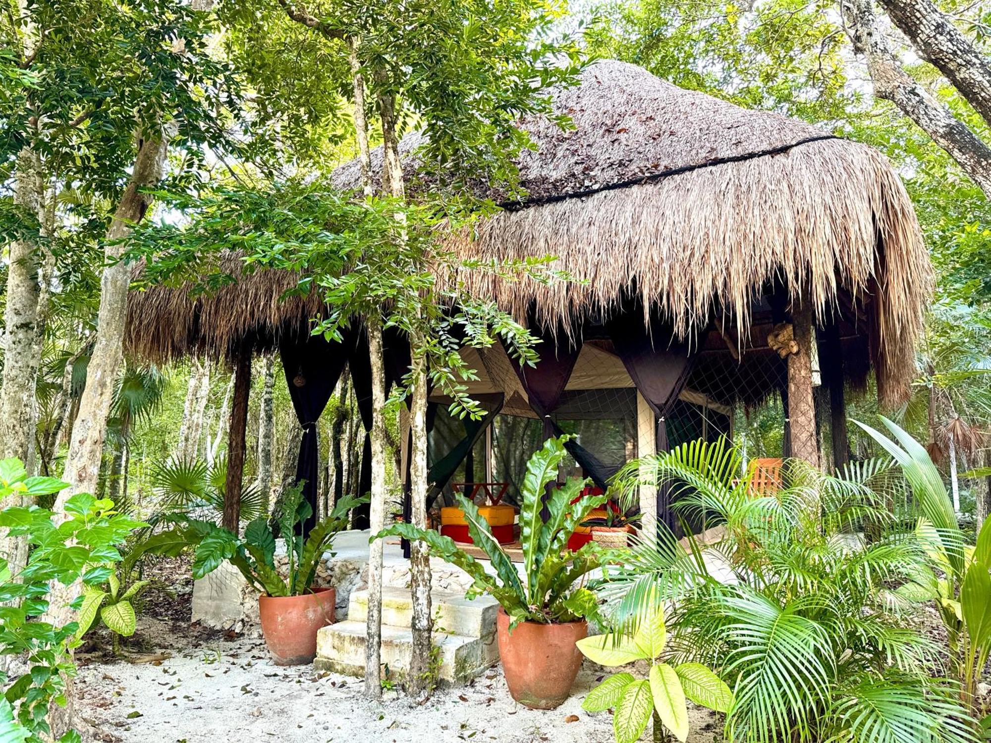 Glamping Bunga Lotus Hotel Tulum Kültér fotó