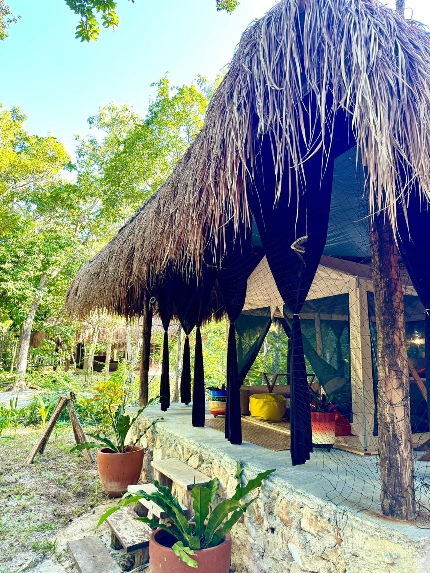 Glamping Bunga Lotus Hotel Tulum Kültér fotó